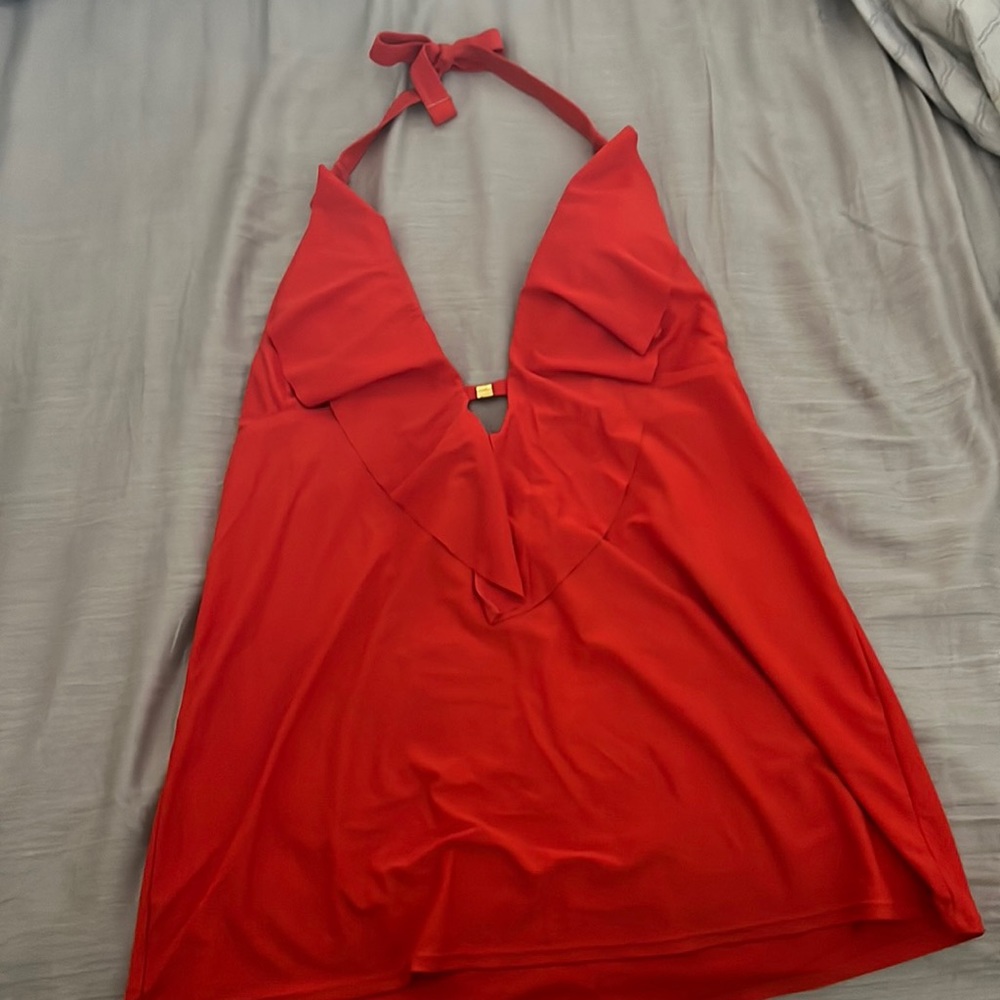 Tire on the neck bathing suit top 1 tankini